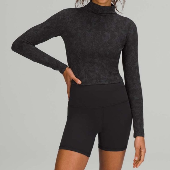 Lululemon All Aligned Mock Neck Long Sleeve Shirt - Picture 1 of 5